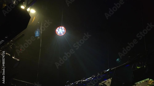 equipment for show . Light and sound technology .music stage	