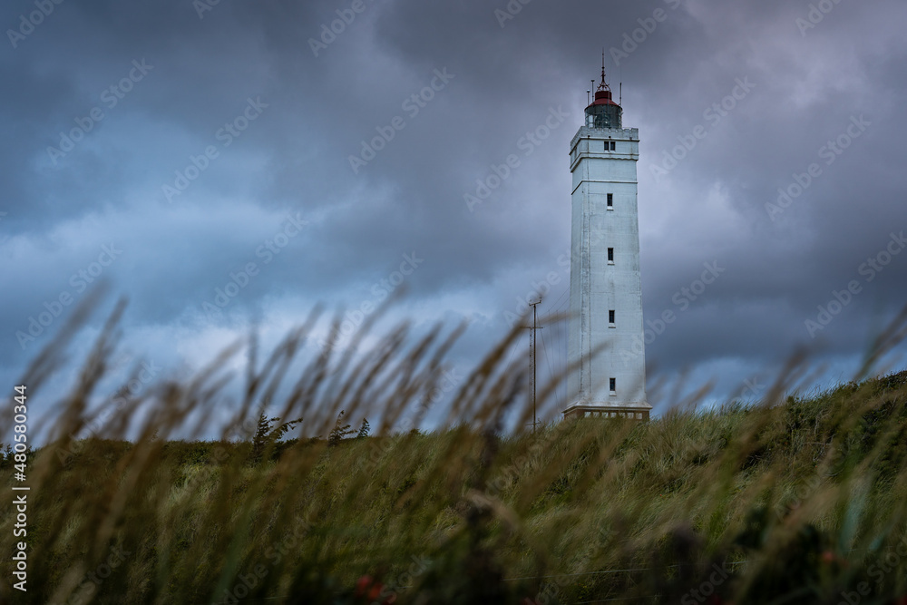 Leuchtturm an der Nordseeküste.