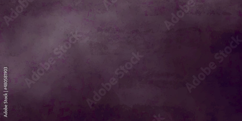  Dark parple background with grunge texture & watercolor painted mottled background. Distressed old antique parchment paper on a vintage marbled textured design banner. 