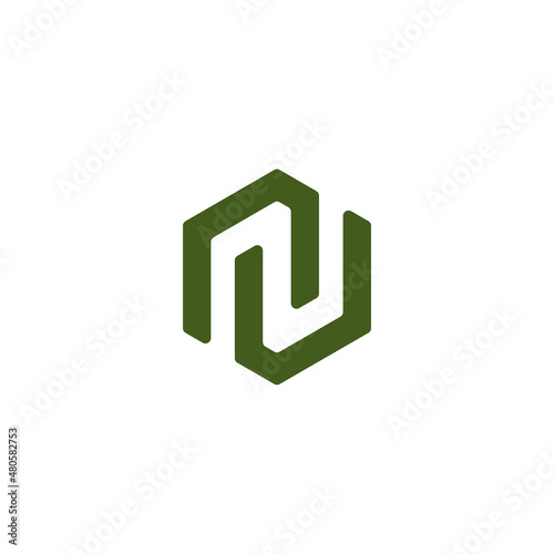 Free Download letter N logo, simple elegant abstract - GFXLoad