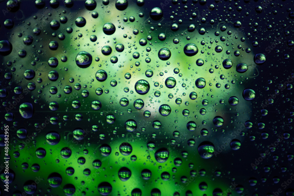Salute for drops of water. Blurred background. Salute for drops of water. Blurred background.