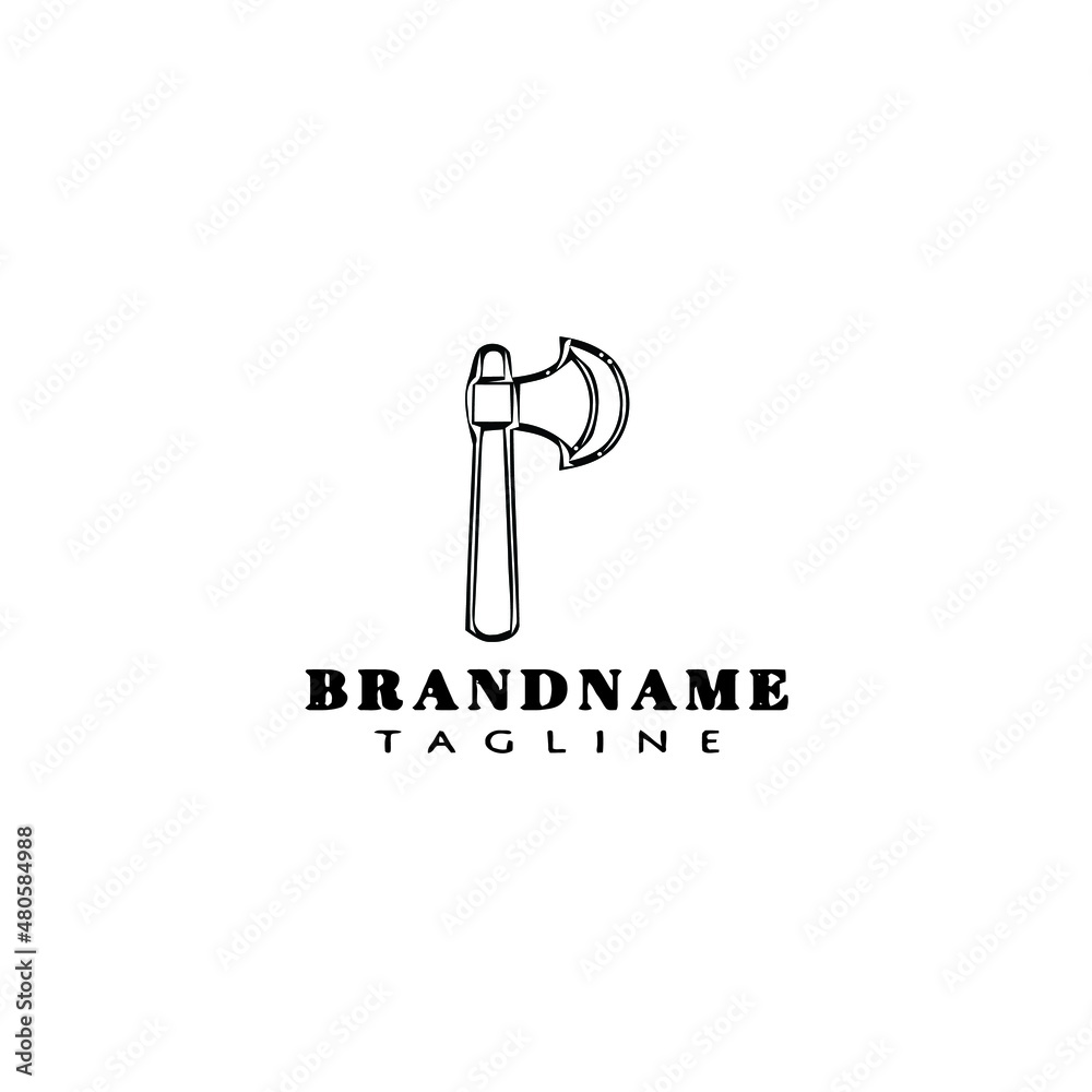 unique ax logo icon cartoon cute template black vector illustration unique ax logo icon cartoon cute template black vector illustration
