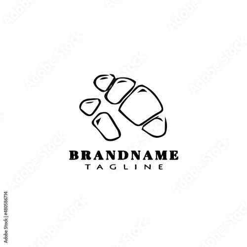 durian fruit logo cartoon icon design template isolated vector illustration