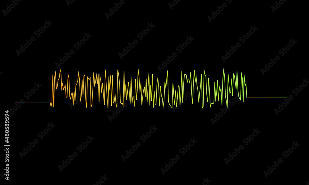 gradient wave recording equalizer on black background abstract gradient wave recording equalizer on black background abstract