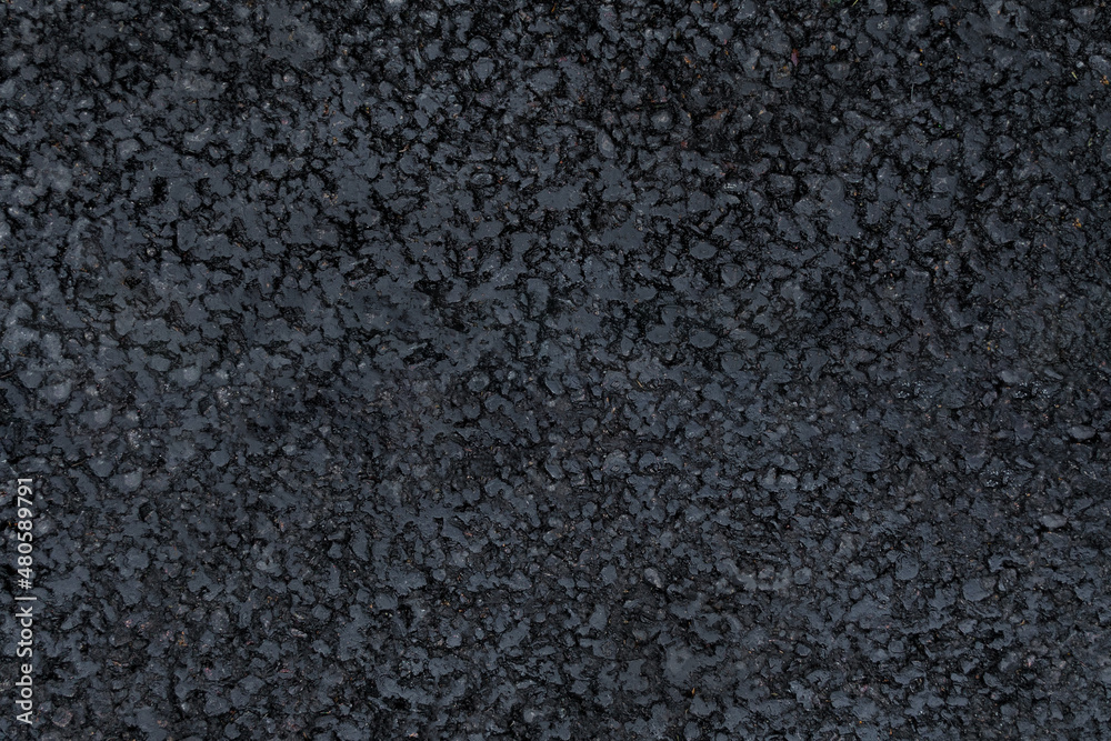 Fototapeta premium Dark gray asphalt surface (background, texture, abstract)
