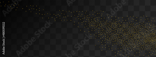 Yellow Glow Modern Vector Panoramic Transparent