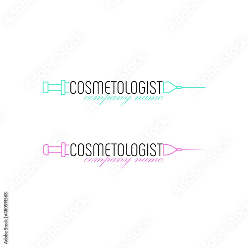 Beauty cosmetics boutique logo design