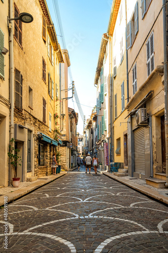 Street view of Antibes  France