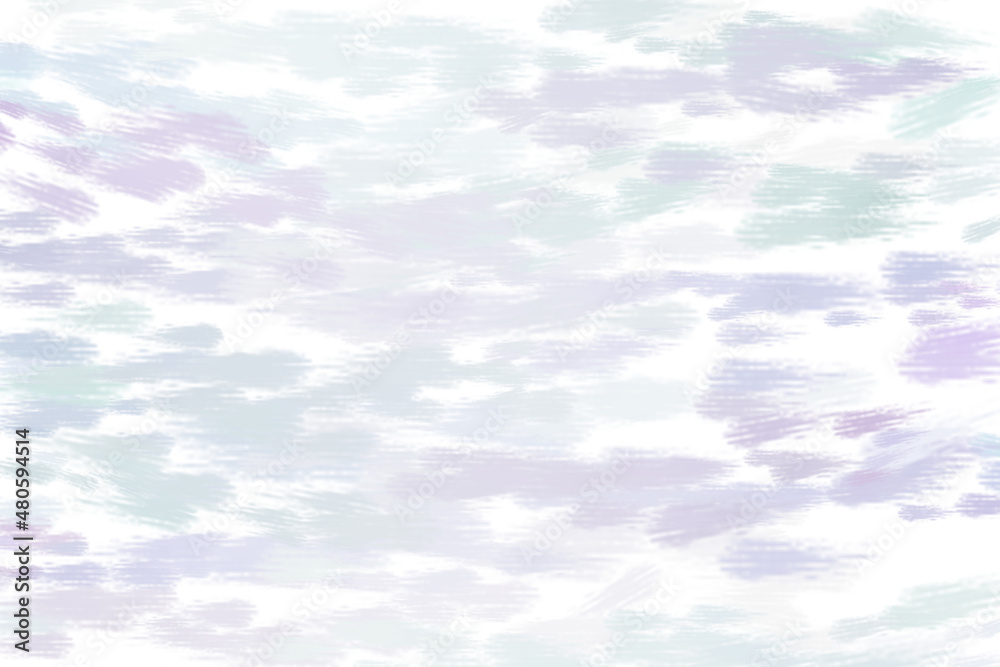 Fototapeta premium abstract raster illustration of pastel purple and green strokes