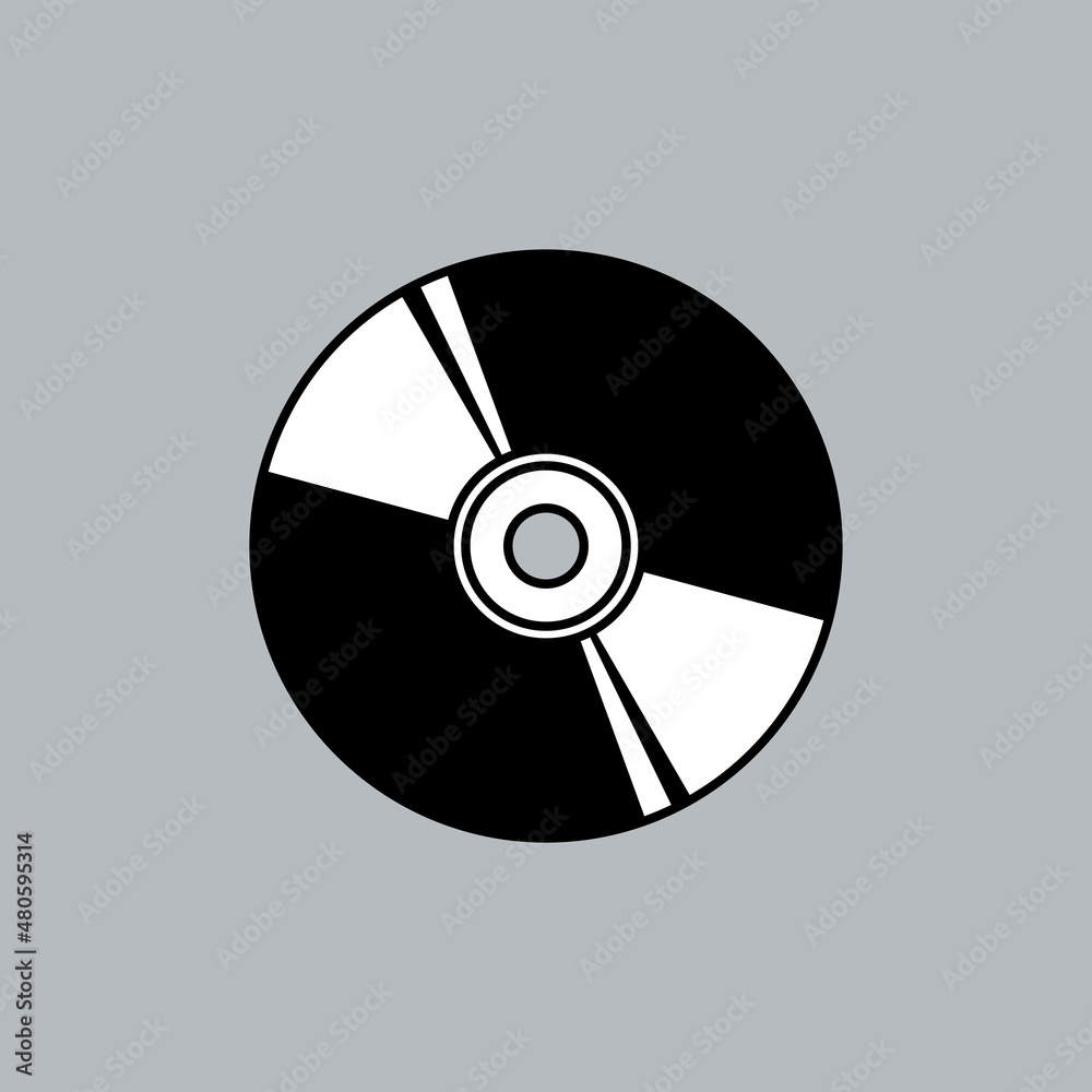 CD disk icon. Compact Disc image. DVD disc for recording information. Isolated raster illustration on white background. CD disk icon. Compact Disc image. DVD disc for recording information. Isolated raster illustration on white background.