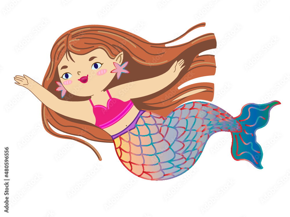 custom made wallpaper toronto digitalcute redhead mermaid girl human