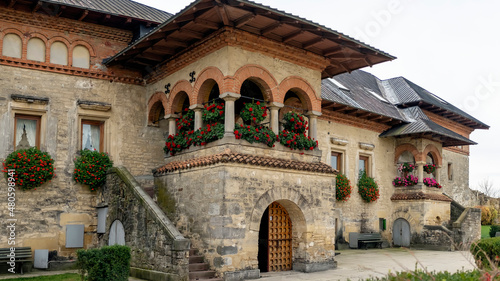 View of the Cetatuia Monastery in Iasi, Romania photo