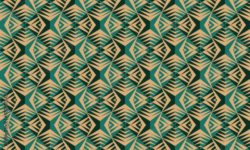 Ethnic tribal seamless pattern. Traditional design for background, wallpaper, clothing, wrapping, carpet, tile, fabric, decoration, vector illustration, embroidery style. Tribal textile patterns.