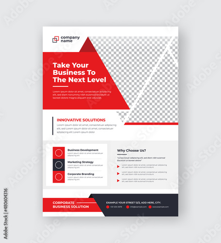 Digital business marketing social media banner or flyer design template