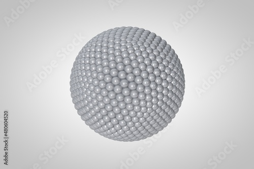 Slika na platnu Compound eye 3D illustration, insect eyes
