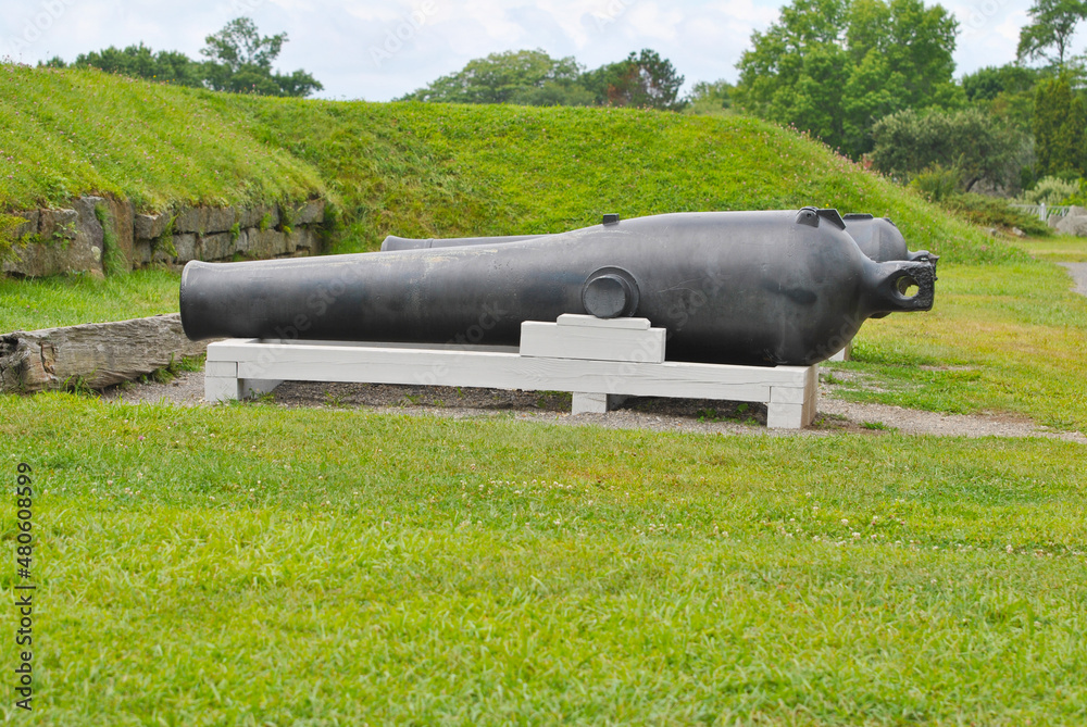 A Cannon located at Fort McClary, Kittery Maine A Cannon located at Fort McClary, Kittery Maine