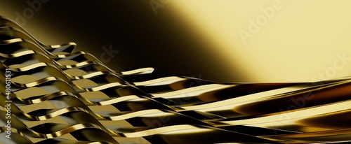 abstract gold background 3d premium elegant