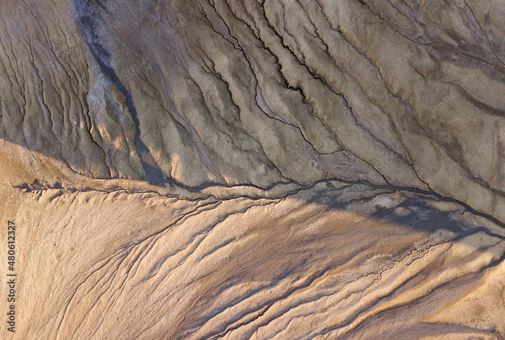 Fototapeta premium arid climate view seen from drone