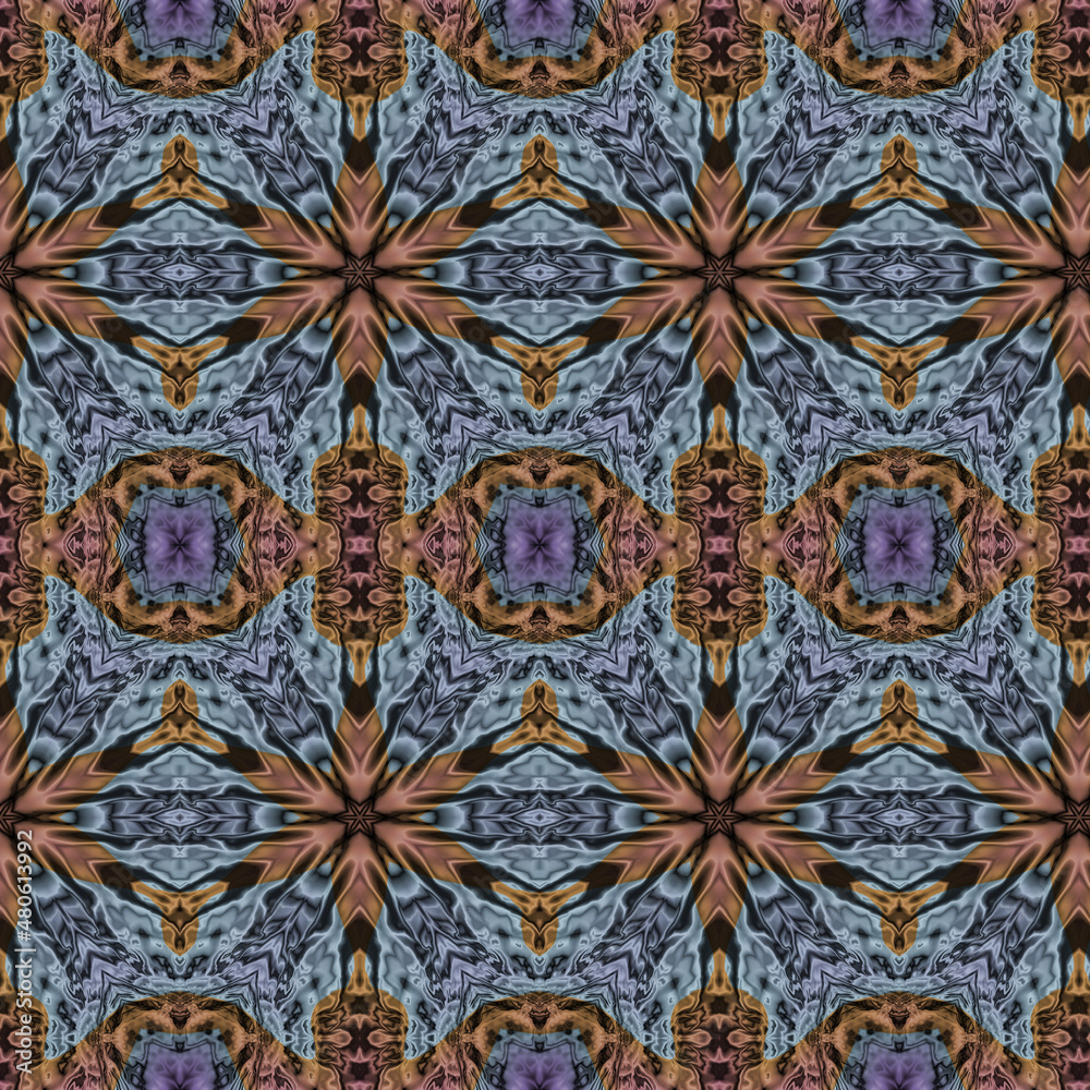 abstract geometric fractal pattern