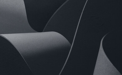 Abstract shapes detail, dark background
