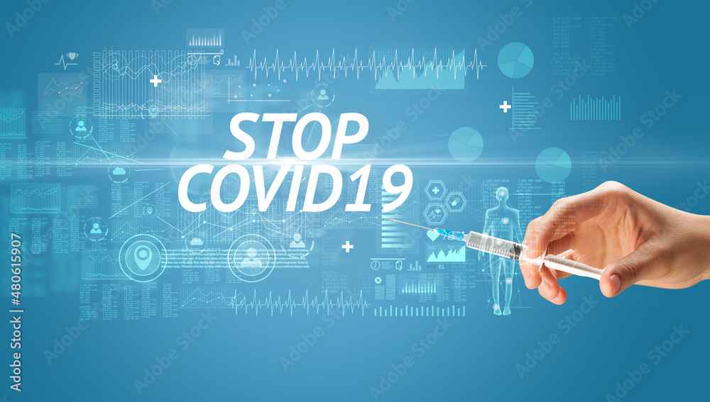 Syringe needle with virus vaccine Syringe needle with virus vaccine