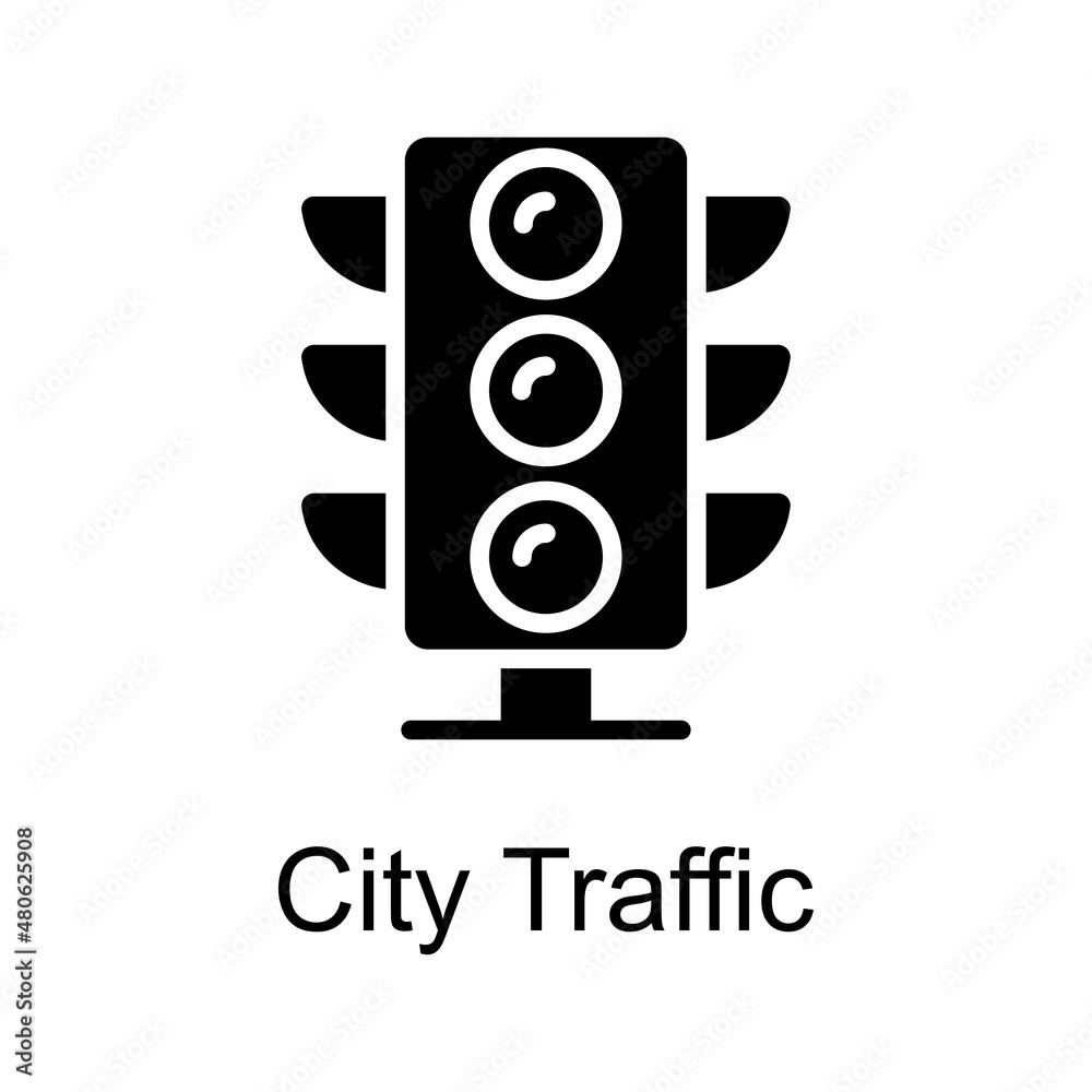 City Traffic vector Solid icon for web isolated on white background EPS 10 file City Traffic vector Solid icon for web isolated on white background EPS 10 file