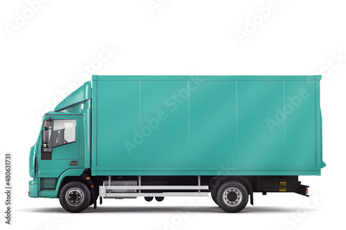 3d rendering mock up truck © Hesen