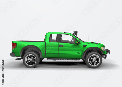 3d rendering mock up pickup