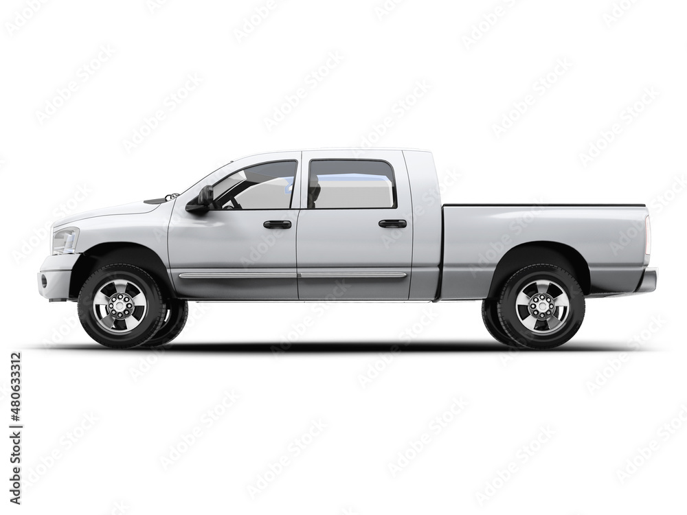 3d rendering mock up pickup