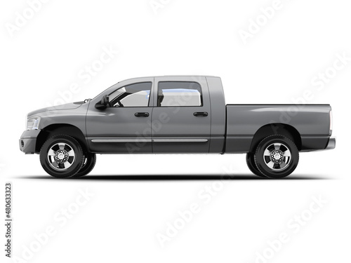 3d rendering mock up pickup