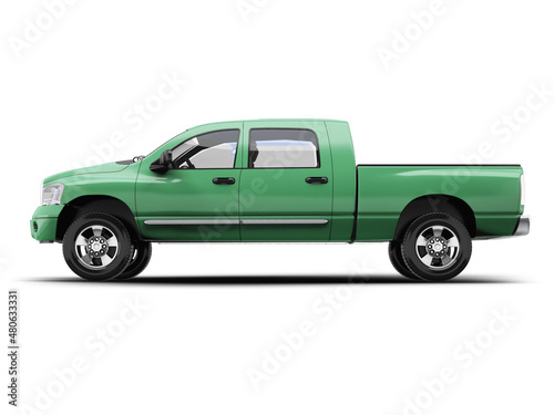 3d rendering mock up pickup