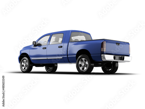 3d rendering mock up pickup