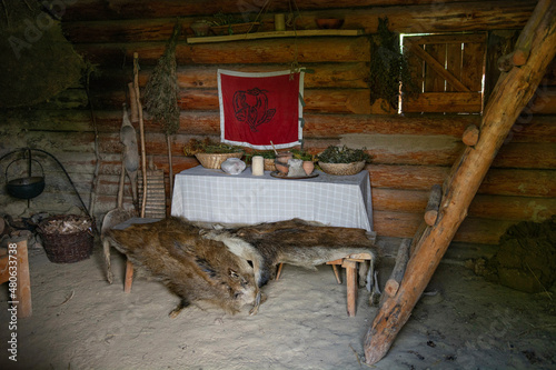 Obraz na płótnie skansen w salonie