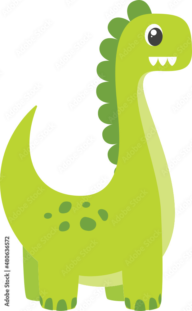 Obraz premium Green Dinosaur