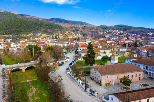 Fototapeta Naklejka Na Ścianę i Meble -  Village of Agia, Larissa, Greece