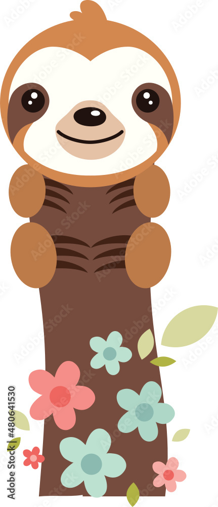 Obraz premium Cute Sloth