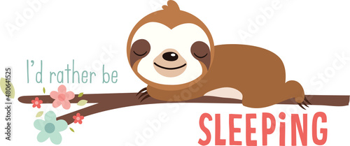Wallpaper Mural Cute Sloth Torontodigital.ca