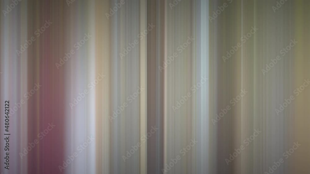 Abstract blurred moving backdrop with vertical linear pattern changing shapes and colors. Textured luminous background for presentations