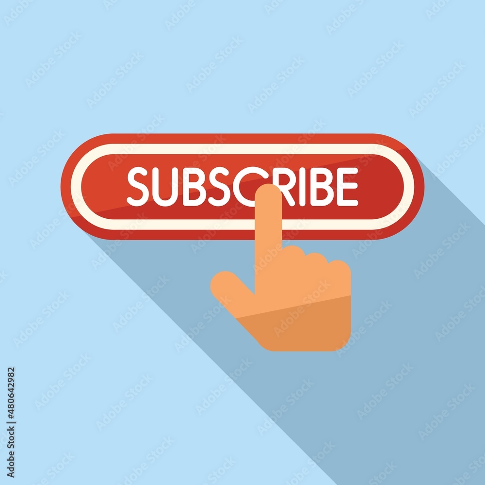 Economy subscription icon flat vector. Model service Economy subscription icon flat vector. Model service