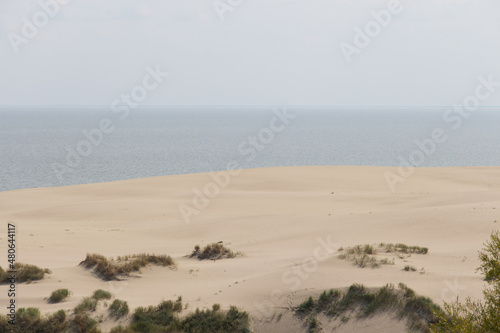 Landscape scenery. Epha Height at Curonian Spit, Kaliningrad Oblast, Russia. photo