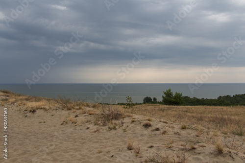Landscape scenery. Epha Height at Curonian Spit, Kaliningrad Oblast, Russia. photo
