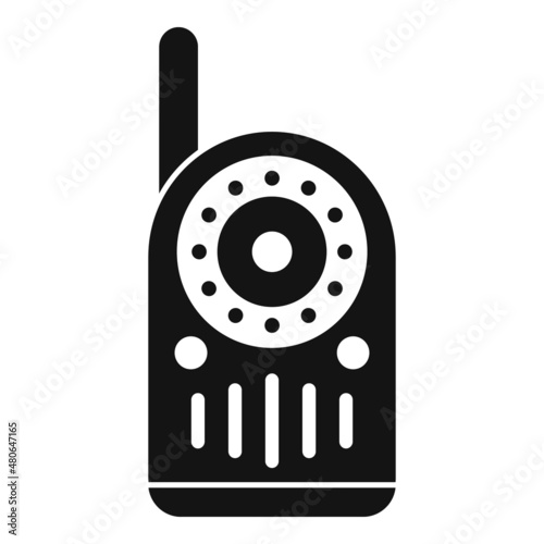 Infant baby monitor icon simple vector. Newborn nanny