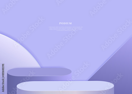 미니멀한 전시 목업,진열 단상