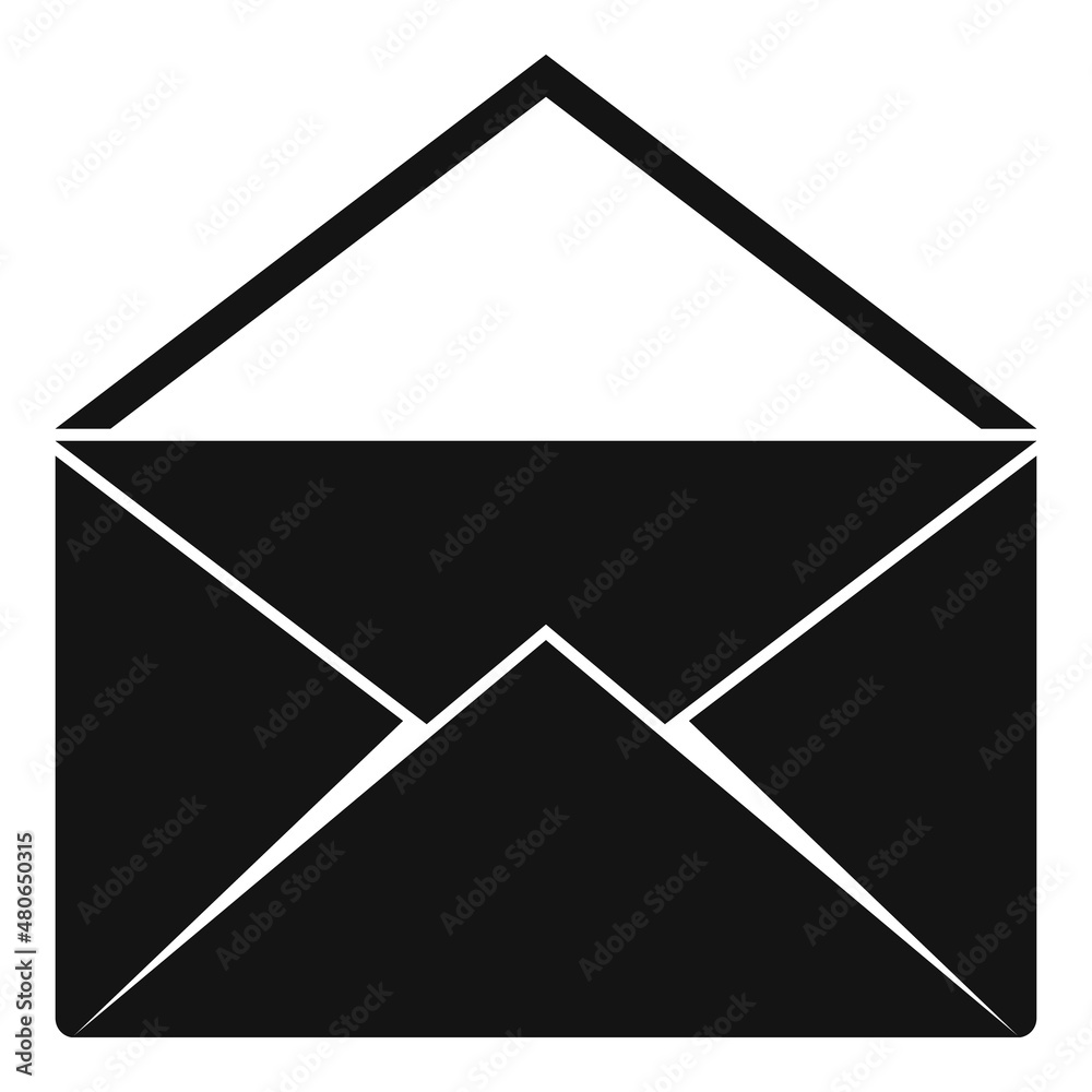 Frame envelope icon simple vector. Envelop card Frame envelope icon simple vector. Envelop card