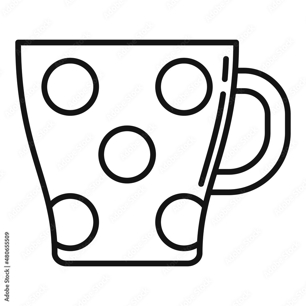 Ceramic mug icon outline vector. Coffee cup Ceramic mug icon outline vector. Coffee cup