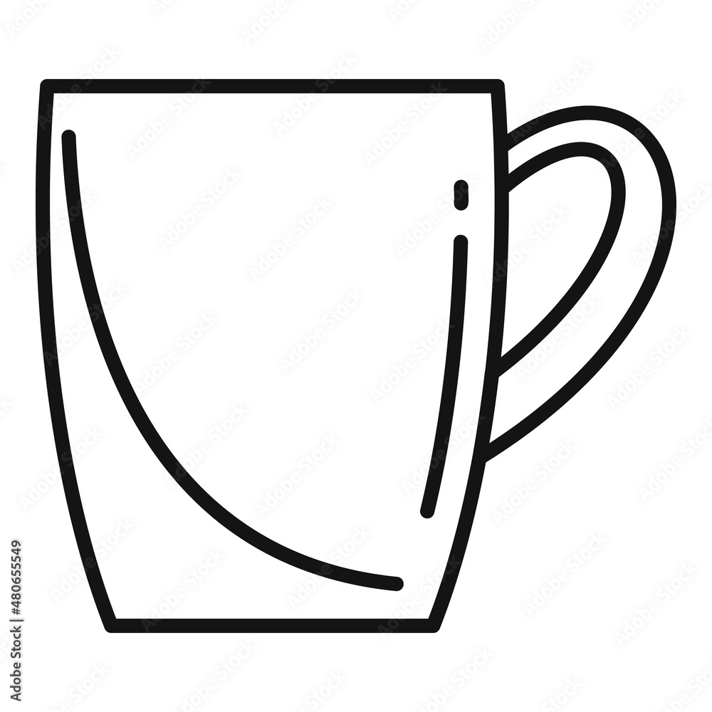 Mocha mug icon outline vector. Hot tea Mocha mug icon outline vector. Hot tea