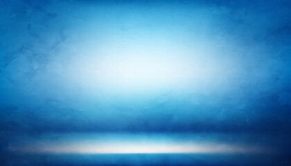 blue background, abstract wall studio room, can be used to present your product