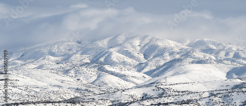 Boise Foothills on the Winter Afternoon