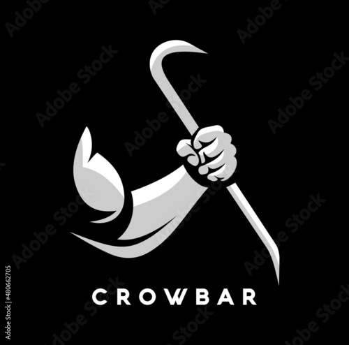 Crowbar design illustration vector eps format , suitable for your design needs, logo, illustration, animation, etc.