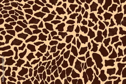 Modern giraffe pattern. Animals background. Ornament of skin giraffe. Colorful illustration.